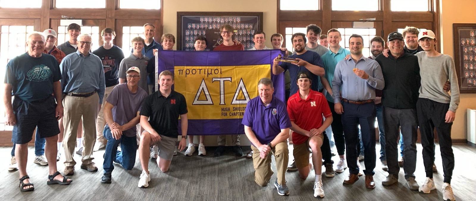 Alumni Attend Delt Shelter